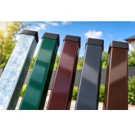 Kvadratinis tvoros stulpas 60x60 mm